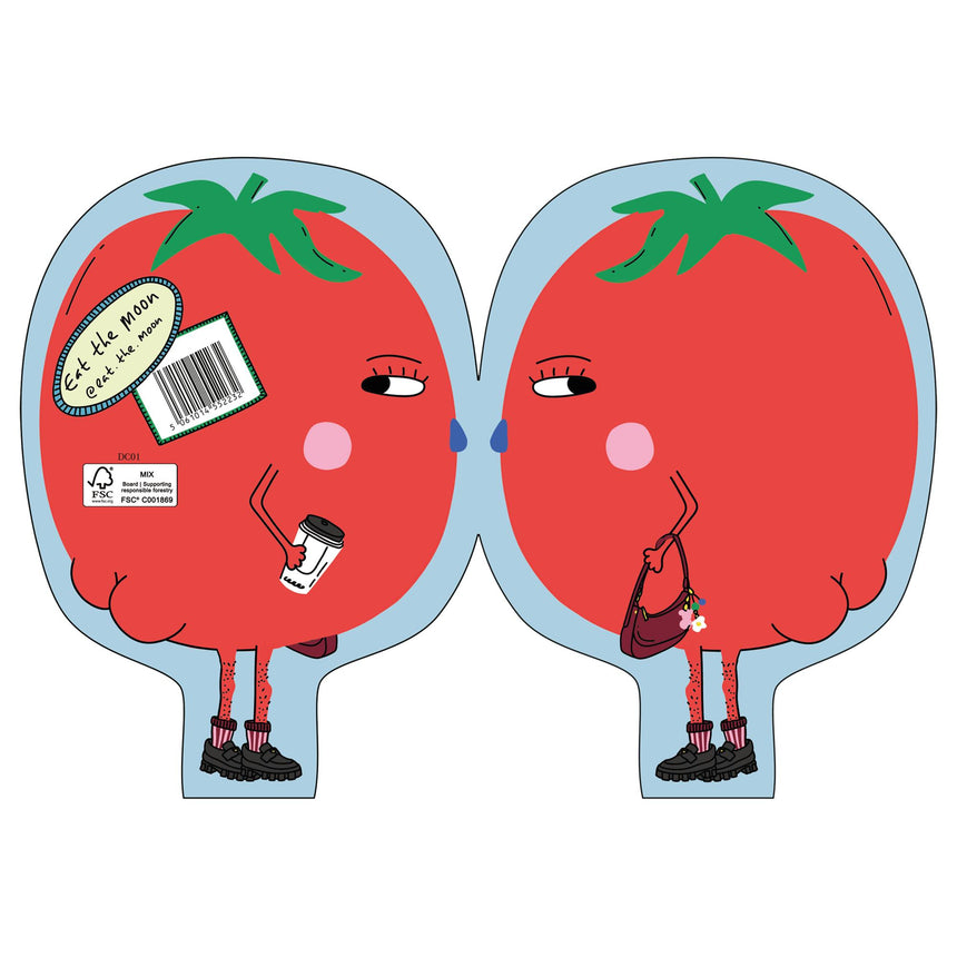 Eat The Moon - Hey Tomato! die cut card | Scout & Co