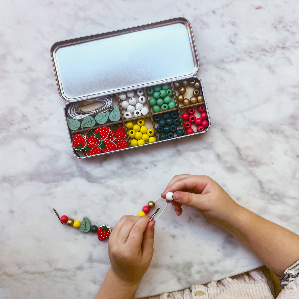 Cotton Twist - Strawberry Bracelet Bead Kit | Scout & Co