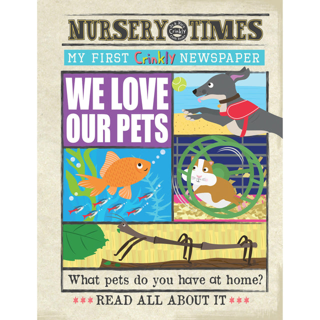 Jo & Nic's Crinkly Cloth Books - We Love Our Pets | Scout & Co