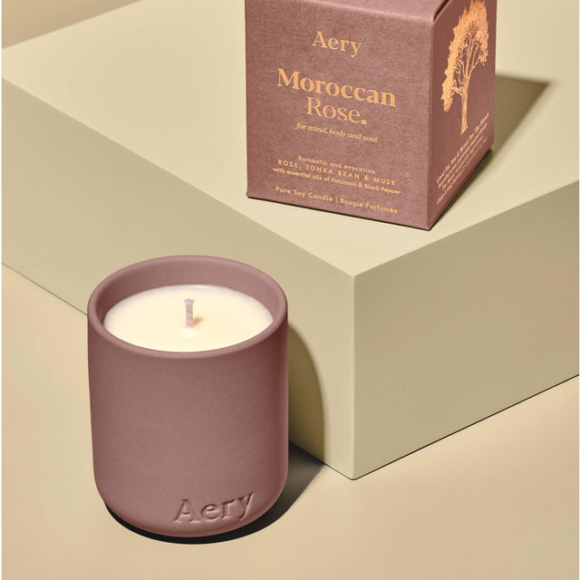 Aery - Moroccan Rose Mini Candle | Scout & Co
