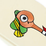 3P4 x Richard Scarry - Lowly Worm embroidered journal | Scout & Co