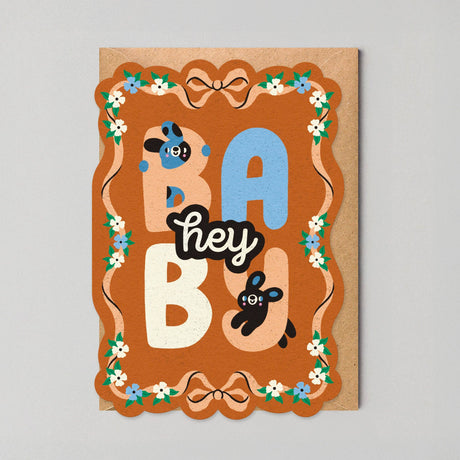 Studio Boketto - Hey Baby card | Scout & Co