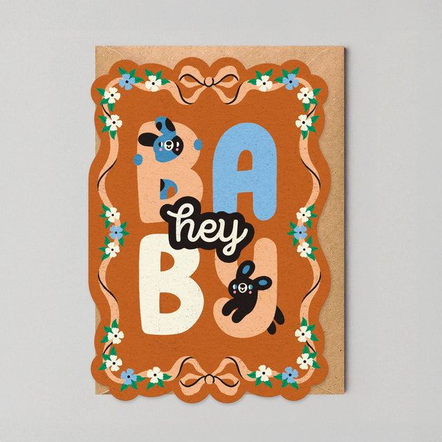 Studio Boketto - Hey Baby card | Scout & Co