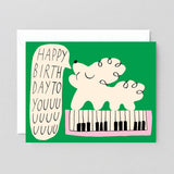 Wrap - Happy Birthday To You Dog & Keyboard card | Scout & Co
