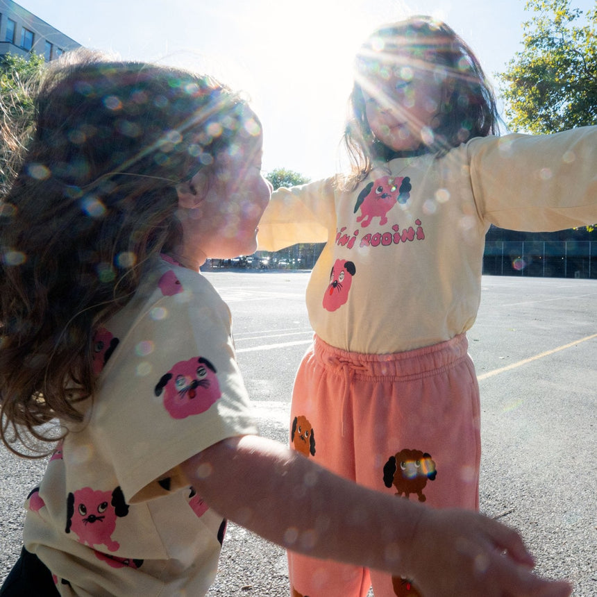 Mini Rodini - Doggies sweatpants - pink | Scout & Co