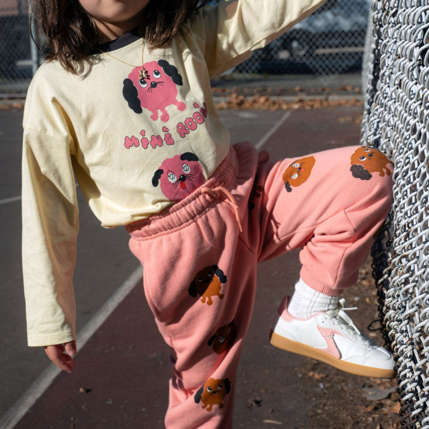 Mini Rodini - Doggies sweatpants - pink | Scout & Co