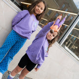 Mini Rodini - Polka dots flared trousers - blue | Scout & Co