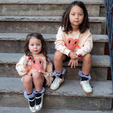 Mini Rodini - Heart In Shoes chenille sweatshirt | Scout & Co