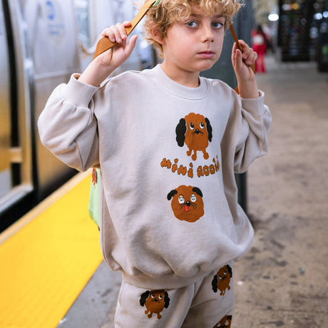 Mini Rodini - Doggies sweatpants - grey | Scout & Co