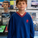 Mini Rodini - Striped rib Earth sweatshirt | Scout & Co