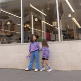 Mini Rodini - Polka dots flared trousers - blue | Scout & Co