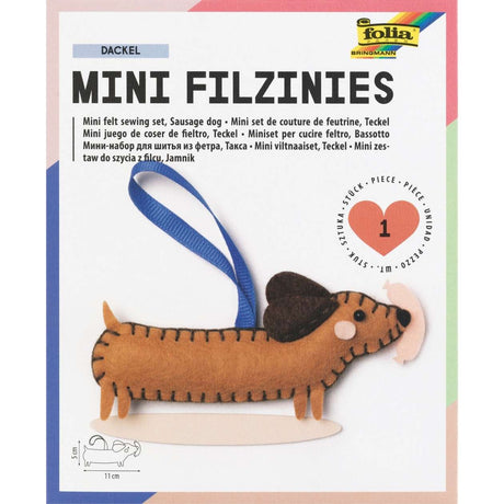 Folia - Felt sewing DIY kit - Sausage dog | Scout & Co