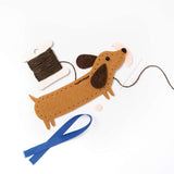 Folia - Felt sewing DIY kit - Sausage dog | Scout & Co