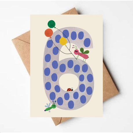 Daria Solak - 6th birthday card | Scout & Co