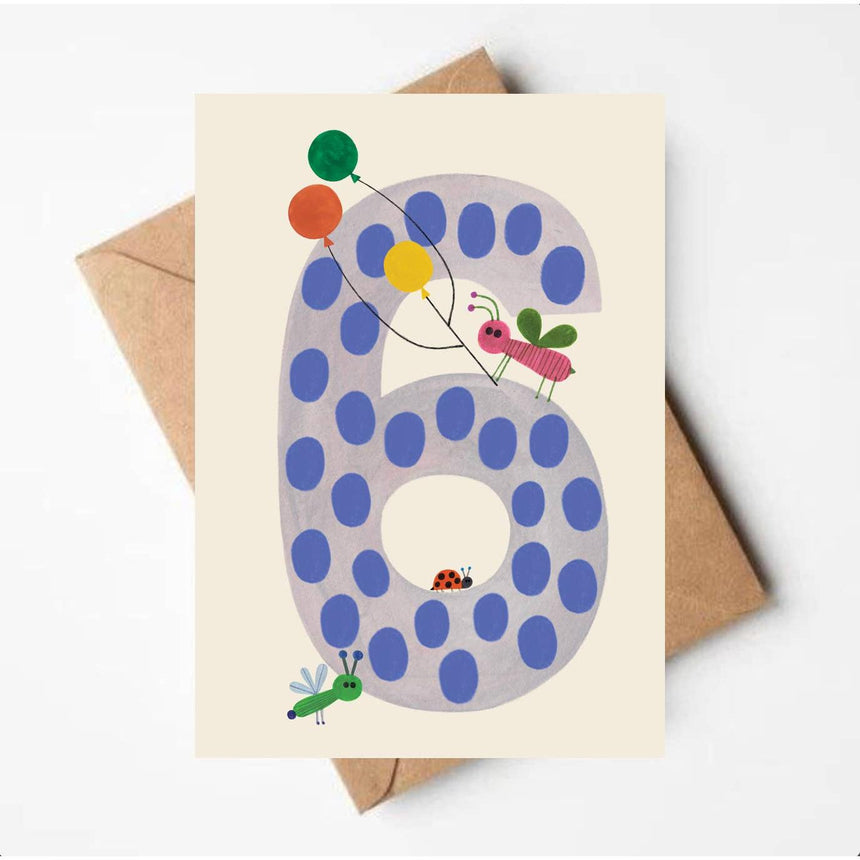 Daria Solak - 6th birthday card | Scout & Co
