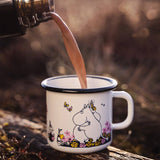 Muurla - Moomin enamel mug - Hug White | Scout & Co