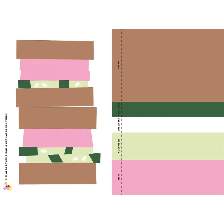 Bibi Makes Sandwiches: a cut-and-paste sandwich party activity book - Gaia Stella | Scout & Co