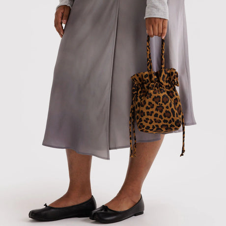 Baggu - Nylon Drawstring bag - Leopard | Scout & Co