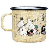 Muurla - Moomin enamel XL mug - Campers | Scout & Co