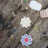 Studio Wald - Keyring Flower Press - Pinks & Blues | Scout & Co