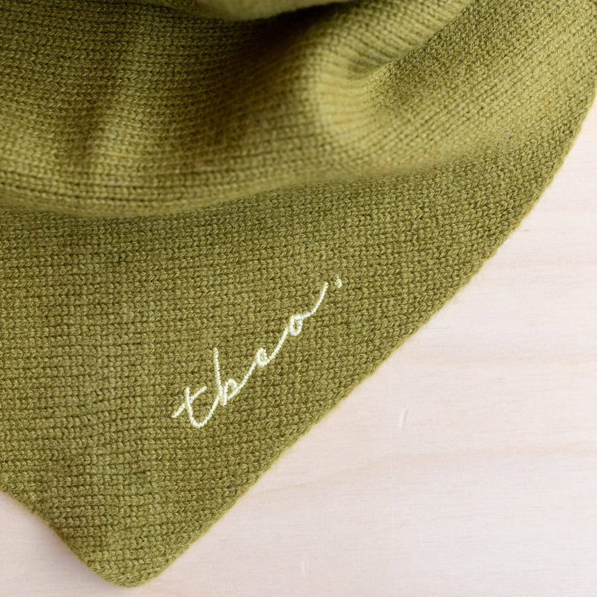 TBCo - Merino Triangle Scarf - Olive | Scout & Co