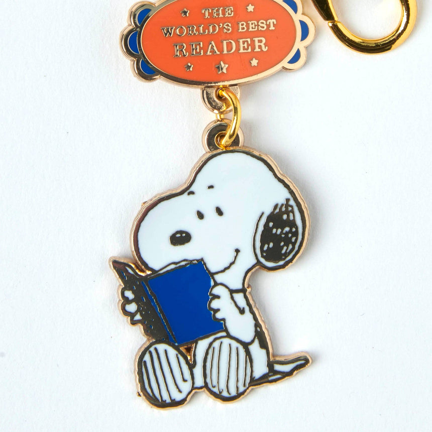 Magpie x Peanuts - World's Best Reader keyring | Scout & Co