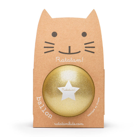 Ratatam! - Gold glitter ball - 22 cm | Scout & Co
