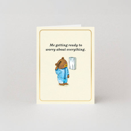 Studio Boketto x Richard Scarry - Worry mini card | Scout & Co