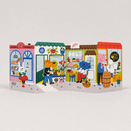 Studio Boketto - Independent Street concertina card | Scout & Co