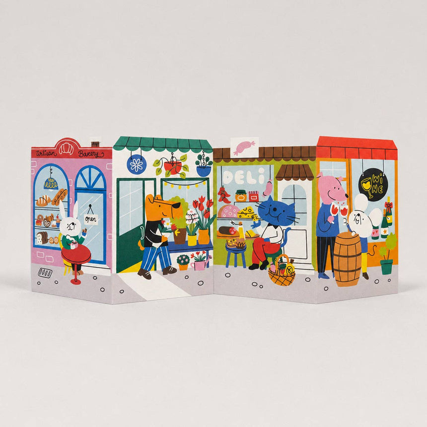 Studio Boketto - Independent Street concertina card | Scout & Co