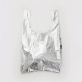 Baggu- Standard Baggu reusable bag - Chrome Metallic