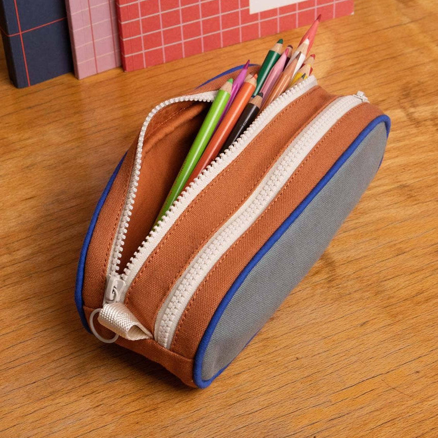 Hindbag - Malo Tricolour Pink Pencil Case - Blush | Scout & Co