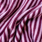 TBCo - Merino Triangle Scarf - Pink Burgundy Stripe | Scout & Co
