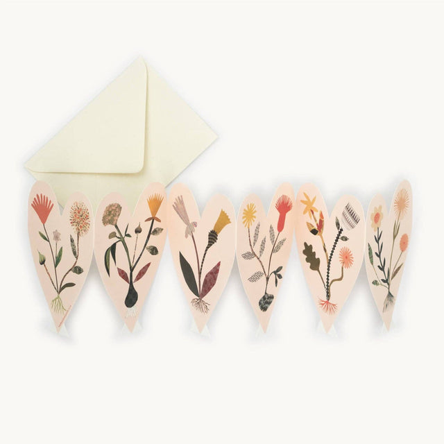 Hadley - Hearts concertina card | Scout & Co