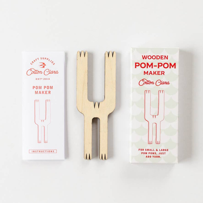 Cotton Clara - Wooden Pom Pom Maker | Scout & Co