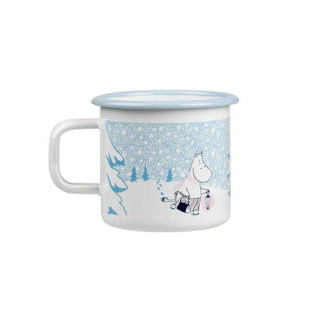 Muurla - Moomin Christmas enamel mug - Let It Snow | Scout & Co