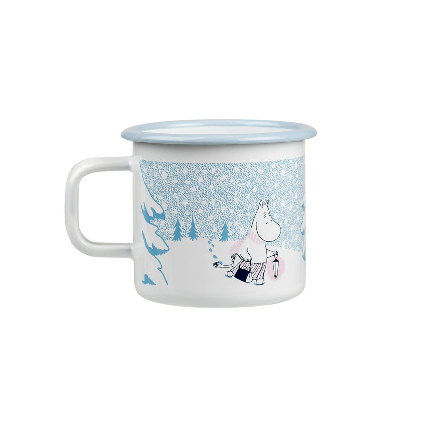 Muurla - Moomin Christmas enamel mug - Let It Snow | Scout & Co