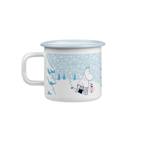 Muurla - Moomin Christmas enamel mug - Let It Snow | Scout & Co