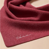 TBCo - Merino Wool Triangle Scarf in Rust | Scout & Co