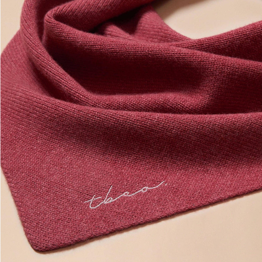 TBCo - Merino Wool Triangle Scarf in Rust | Scout & Co