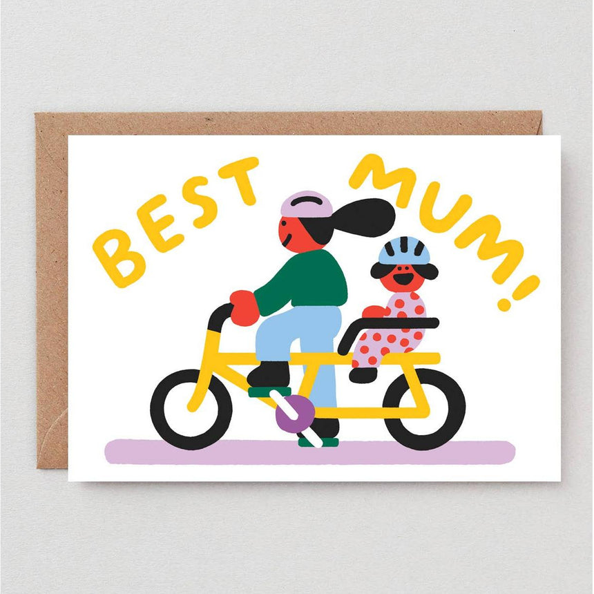 Wrap - Best Mum Bike Ride Mother's Day card | Scout & Co