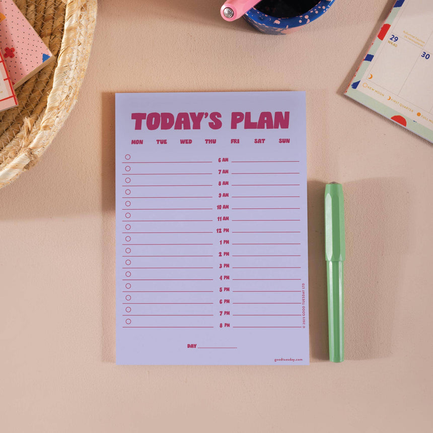 Good Tuesday - Daily Planner Pad - Lilac & Plum | Scout & Co