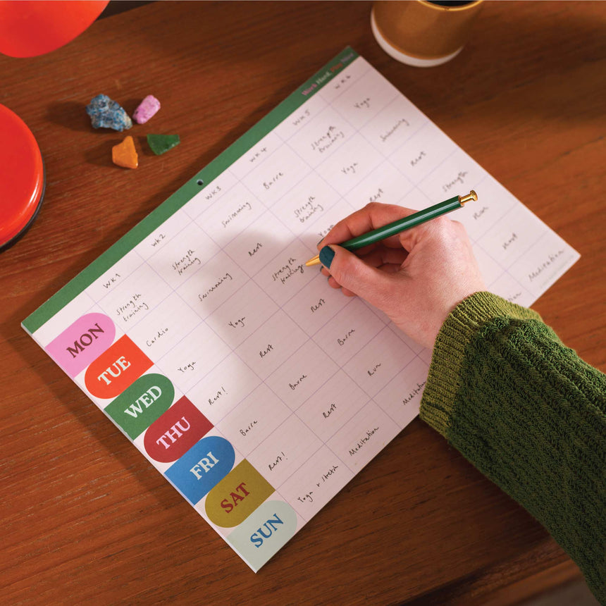 Good Tuesday - A4 Weekly / Monthly Planner Pad - Work Hard, Play Nice | Scout & Co