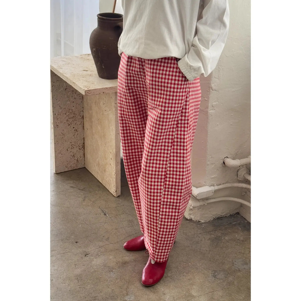 Le Bon Shoppe - Arc pants - Red gingham | Scout & Co