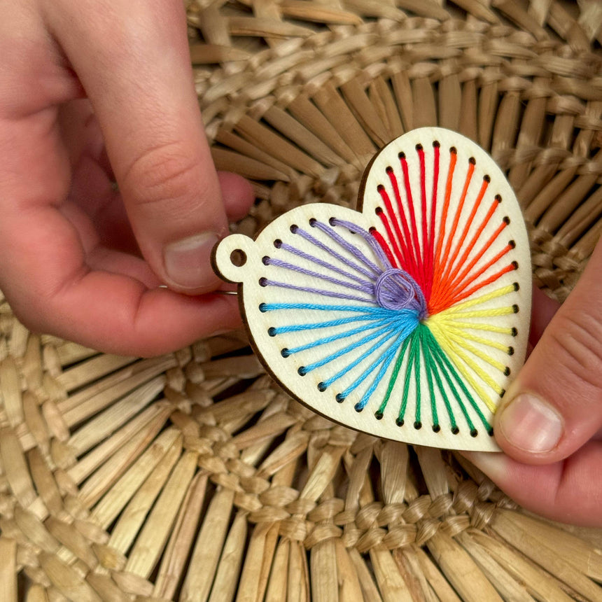Cotton Twist - Heart keyring craft kit | Scout & Co