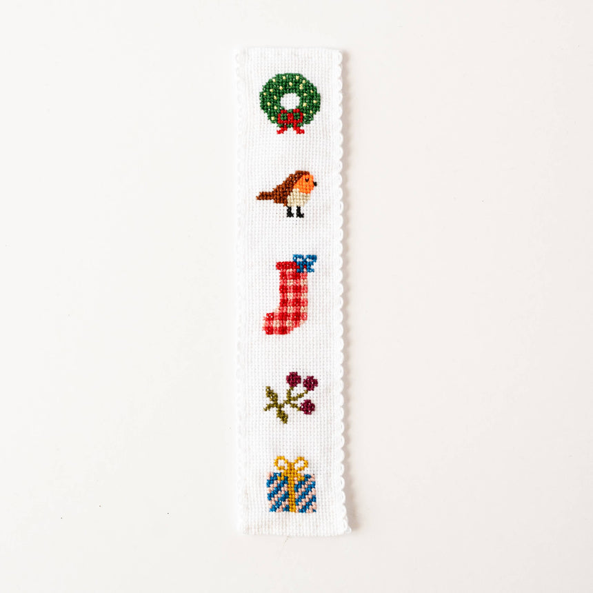 Cotton Clara - Christmas Cross Stitch Bookmark Kit | Scout & Co