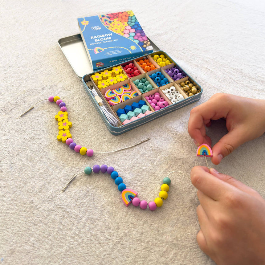 Cotton Twist - Rainbow Bloom Bracelet Making Kit | Scout & Co