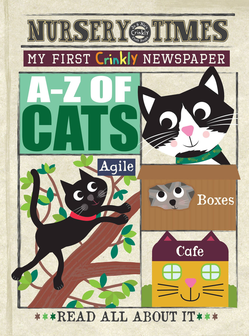 Jo & Nic's Crinkly Cloth Books - A-Z of Cats