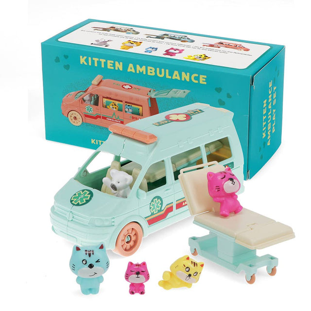 Rex - Little world playset - Kitten ambulance | Scout & Co
