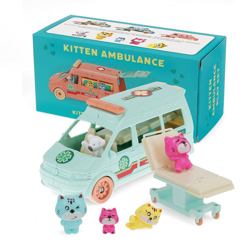 Rex - Little world playset - Kitten ambulance | Scout & Co